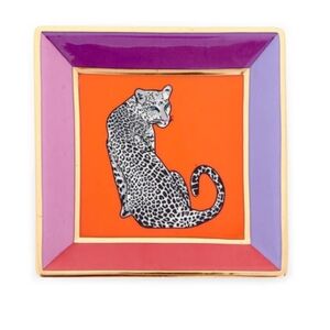 Jonathan Adler Safari Square Tray - Leopard